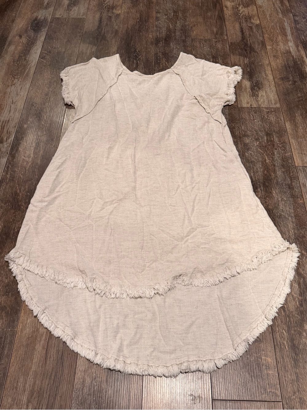 🌺Umgee Light Beige Fringe Midi Dress